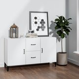 Maison Chic Komoda - Predalnik bela 100x36x60 cm inženirski les, (21716170) | Shoptok.si