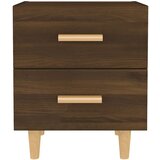  Noćni ormarići 2 kom boja smeđi hrasta 40 x 35 x 47,5 cm | shoptok.hr