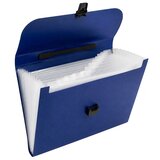  Držač za mape i dokumente, 13 pretinaca, plavi, A4 | shoptok.hr