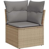 8-dijelni set vrtnih sofa s jastucima bež od poliratana | shoptok.hr