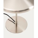 Kave Home Namizna svetilka v srebrni barvi s kovinskim senčilom (višina 32,5 cm) Nuvira – | Shoptok.si