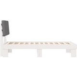  Krevetni okvir s tapiciranim uzglavljem Svijetlo siva | shoptok.hr