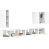  Namestitev na steno 6 pcs Visok sijaj bela - - Bela - 67.93 - 78,5 x 30 x 29,5 cm - 2025--Uvoz_2 | Shoptok.si