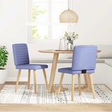 vidaXL Blagovaonske stolice od tkanine 2 kom traper-plava | shoptok.hr