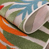 Lesnina XXXL PREPROGA ZA ZUNANJO UPORABO Floral 80/150 cm tkano večbarvno | Shoptok.si