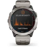 quatix® 6x Solar Titanium • Pametni solarni nautički sat • 2 remena