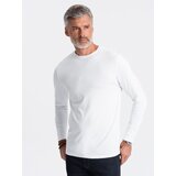 Ombre Men's unprinted longsleeve - white Cene