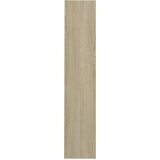  Zidni ormarić za cipele boja hrasta 80 x 18 x 90 cm od iverice | shoptok.hr