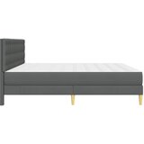  Okvir kreveta s madracem Tamno siva 180 x 200 cm tkanina | shoptok.hr