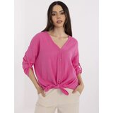 Italy Moda Shirt-DHJ-KS-25108.60P-fluo pink | Shoptok.si
