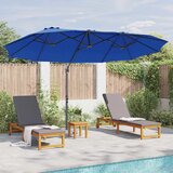  Suncobran Azurnoplava 372 x 198 x 243 cm Poliester i aluminij | shoptok.hr
