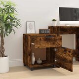  Mobilni ormarić za spise boja hrasta 45 x 38 x 54 cm drveni | shoptok.hr