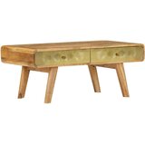  Klubska mizica iz trdnega mangovega lesa 90x50x40 cm | Shoptok.si