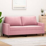  Dvosjed ružičasti 140 cm baršunasti | shoptok.hr