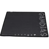 Gamdias, Podloga za miško za gaming PC, površina za natančen nadzor, velikost L, nedrseča, Črna, (5000277654)