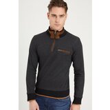 Dewberry 1039 MENS SWEATSHIRT-BLACK-GREY | shoptok.hr