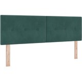  Krevet s opruga kutije Tamnozelena 160 x 200 cm Baršun | shoptok.hr