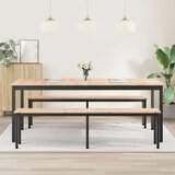  Stol za objedovanje Prirodna 200 x 100 x 75 cm | shoptok.hr