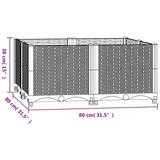  Visoka greda 80x80x38 cm polipropilen, (20798711) | Shoptok.si