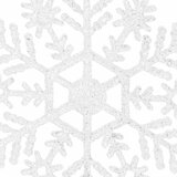 springos set božićnih ukrasa "Snježne pahulje", 10 cm, 12 komada, srebrne | shoptok.hr