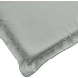  Jastuk za vrtnu klupu prošarano svjetlosivi 180x50x7 cm tkanine | shoptok.hr
