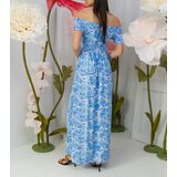 Gemre Blue dress with ruching Venezia | ePonuda.com