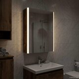  Kupaonski ormar s ogledalom Dimljeni hrast 33 x 11,5 x 50 cm | shoptok.hr