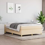 The Living Store Box spring postelja z vzmetnico krem 140x200 cm blago - Box Spring Postelja, (21513176) Cene
