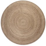 Hanse Home Obostrani okrugli tepih od jute u prirodnoj boji ø 200 cm Braided Grey – | shoptok.hr