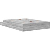  Postelja z dodatnim prostorom za shranjevanje Siva sonoma, (22083752) | Shoptok.si