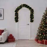  Božićni vijenci 48 LED lampica Topla bijela PVC | shoptok.hr
