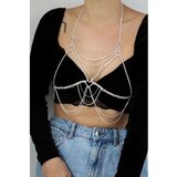 Fenzy Ukrasni Remen Sa Kamenčićima, Srebrni | shoptok.hr