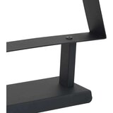 vidaXL Kovinsko božično drevesce z stojalom Črna 125 cm Jeklo | Shoptok.si