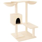  Penjalica za mačke sa stupovima za grebanje krem 82 cm | shoptok.hr