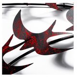 WALLXPERT dekorativni metalni zidni pribor kirlangic red | ePonuda.com