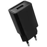 Denmen Polnilec USB 2.4A 12W enojni črn | Shoptok.si