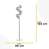 Lesnina XXXL STOJEČA SVETILKA PALOMA 30/30/155 cm | Shoptok.si