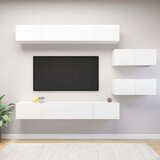  6-dijelni set TV ormarića bijeli od iverice Cijene