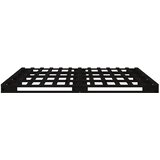 Krevet od paleta crni 140 x 190 cm od masivne borovine | Eponuda.com