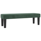 vidaXL Klop temno zelen 100x30x30 cm žamet, (20955229) | Shoptok.si