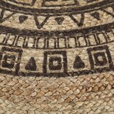  Ručno rađeni tabure smeđi 45 x 30 cm od jute | Eponuda.com