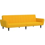  Kavč dvosed z ležiščem rumen žamet, (21038126) | Shoptok.si