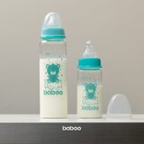 Baboo Anti-colic Glass Feeding Bottle Narrow Neck steklenička za dojenčke 3m+ 240 ml | Shoptok.si