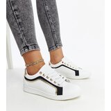 Gemre Black and white platform sneakers Amala | Shoptok.si