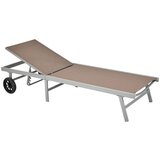 Gardenson Vrtni Ležalnik Tessin, Rjavosiva | Shoptok.si
