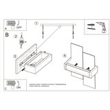  Brilagi - LED zidno svetlo HERA 1xE27/7,5W/230V wenge | Eponuda.com