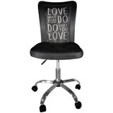 Boxxx pisarniški stol kovina, umetna masa, tekstil črna, bela, barve kroma | Shoptok.si