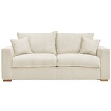 Bobochic Paris Krem sklopiva sofa od samta 225 cm Augustin – Cijene