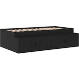  Krevet s pohranom Crni hrast 75x190 cm | shoptok.hr