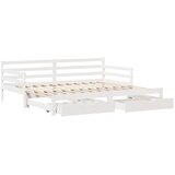  Dnevni krevet s ladicama bez madraca 90x200 cm masivno drvo | shoptok.hr